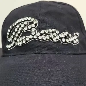 Baci & Abbracci Rhinestone Studded Baseball Cap Anna-Kaci Women main image 3